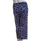 Womens HUE&#174; Beach Chair Printed Pajama Capris - image 2