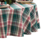 Threadmade Holiday Fireside Plaid Tablecloth - image 4