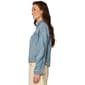 Womens Democracy Oversized Barrel Sleeve Denim Jacket - image 3