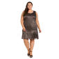 Plus Size R&M Richards Rhinestone Trim Jacket Dress - image 3