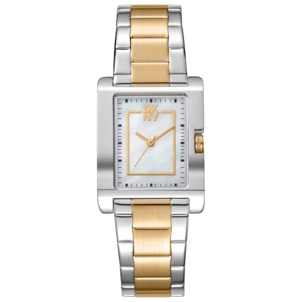 Womens DKNY Westside Midi Mother of Pearl Watch - DK1L007M0085 - image 