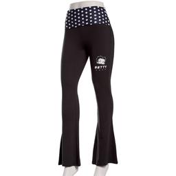 Juniors C-Life Betty Boop Dot Fold Over Waist Flare Pants