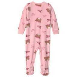 Baby Girl (12-24M) Carter''s® Bears & Bows Footed Pajamas