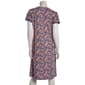 Womens White Orchid Flutter Sleeve Floral Nightgown - image 3