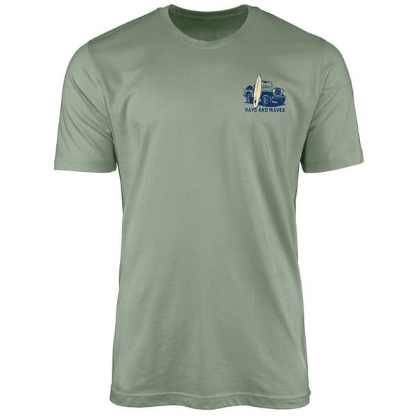 Mens Catching Rays Riding Waves Short Sleeve Tee - image 