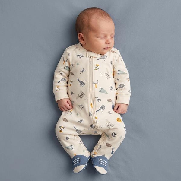 Baby Boy (NB-9M) Carter''s(R) 2-Way Interlock Sports Sleeper