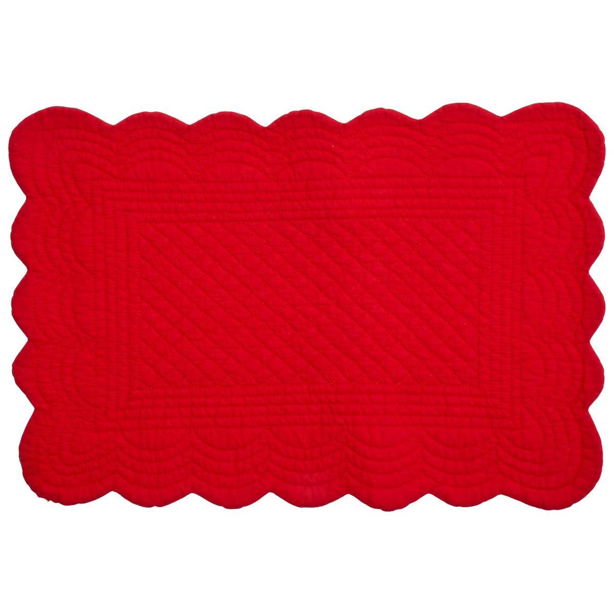 Red & Green Reversible Christmas Placemat