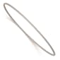 Gold Classics&#40;tm&#41; 14kt. 1.5mm White Gold Textured Bangle Bracelet - image 1
