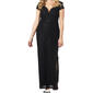 Womens Connected Apparel Sweetheart Neck Sequin Lace Gown - image 4