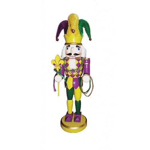 Santa's Workshop 14.5in. Mardi Gras Nutcracker - image 