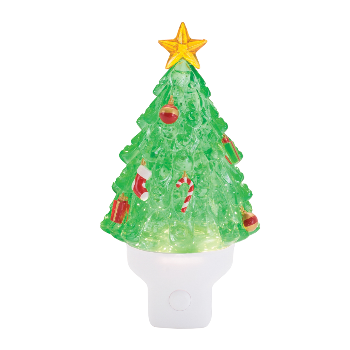 Melrose 7in. Christmas Tree Snow Globe Night Light