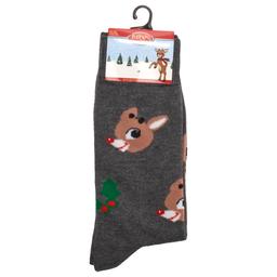 Mens Centric Brands Rudolph Mistletoe Crew Socks