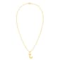 Nova Star® Gold-Plated Lab-Grown Diamond Initial J Pendant - image 3