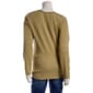 Womens Maternity Times Two Long Sleeve Lace Trim Rose Tee - image 3