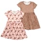 Girls (4-6x) Emma & Elsa 2pk. Cheetah/Leopard Dresses - image 1
