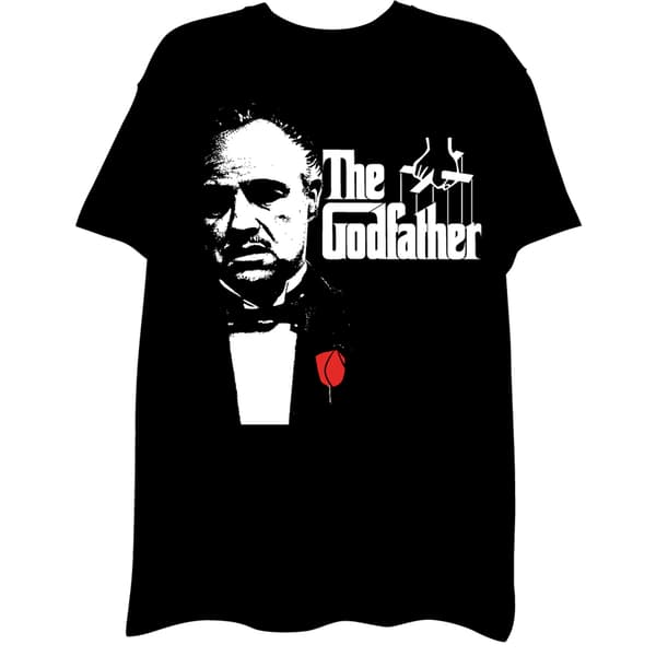 Young Mens The Godfather Short Sleeve Graphic Tee