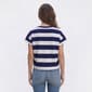 Womens LANDS’ END® 1/4 Zip Stripe Dolman Sleeve Sweater - image 2