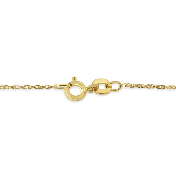 Haus of Brilliance 10kt. Gold Plated Diamond Cross Pendant