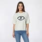 Womens Rio & Rian Drop Shoulder Sequin Evil Eye Sweater - image 1