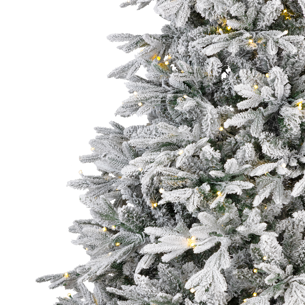 Northlight Real Touch™ 6ft. Pre-Lit Flocked Pine Christmas Tree