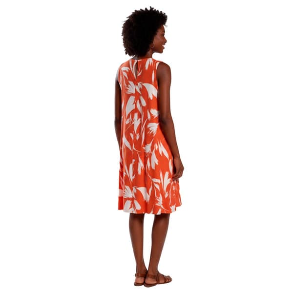Womens Harlow & Rose Abstract Brush Stroke Shift Dress