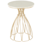9th & Pike® Contemporary Gold Metal Accent Table - image 1