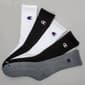 Mens Champion(R) 5pk. Crew Socks - White/Multi - image 1