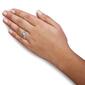 Haus of Brilliance Sterling Silver 1/3ctw. Diamond Bridal Set - image 5