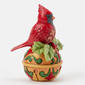 Jim Shore Cardinal on Jingle Bell - image 4