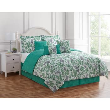 Ashley Cooper™ 7pc. Ferns And Foliage Reversible Comforter Set - Boscov's