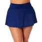 Plus Size Anne Cole Solid Soft Band Rock Swim Skirt - image 1