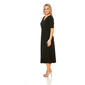 Petite MSK Elbow Sleeve Surplice Midi Dress - image 4