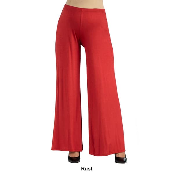 Plus Size 24/7 Comfort Apparel Palazzo Maternity Pants