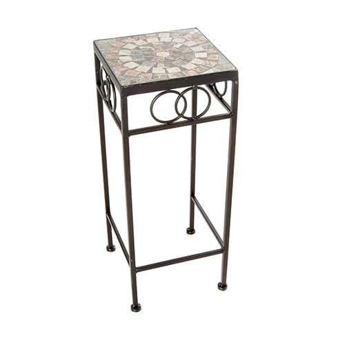 Square Mosaic Plant Stand