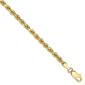 Mens Gold Classics&#40;tm&#41; 10kt. 3mm 8in. Rope Chain Bracelet - image 1