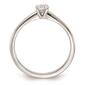 Pure Fire 14kt. White Gold Solitaire Lab Grown Diamond Ring - image 2