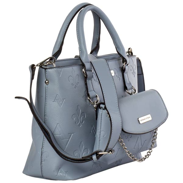 Adrienne Vittadini Embossed Satchel