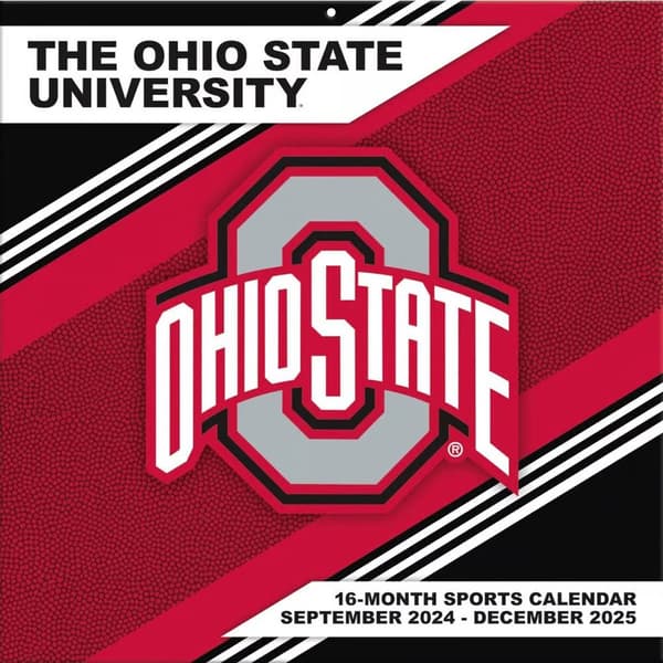 Lang&#40;R&#41; 2025 Ohio State Buckeyes Wall Calendar - image 