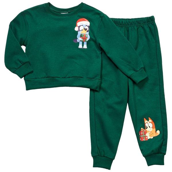 Toddlers Bluey 2-piece Merry Christmas Sweatshirt & Jogger Set - image 