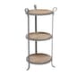 9th & Pike® Grey Metal Industrial Accent Table - image 2
