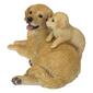 Hi-Line Gift Mother & Baby Golden Retriever Garden Statue - image 2
