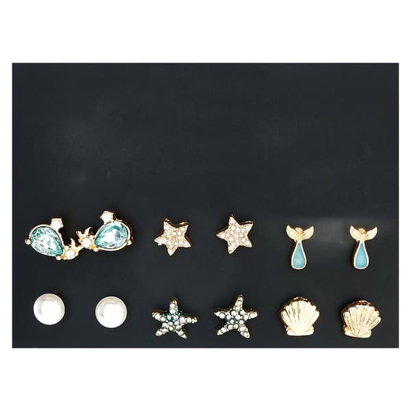 Kids Lil'' Ashley Under the Sea Stud Earrings Set - image 
