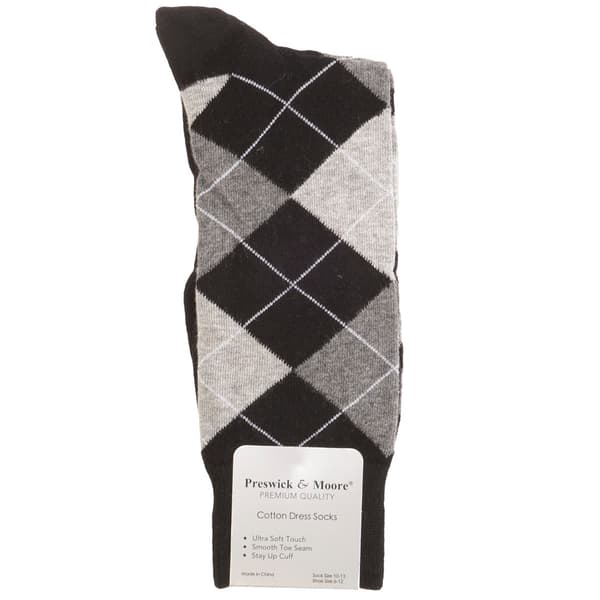 Mens Preswick & Moore Classic Argyle Socks - image 