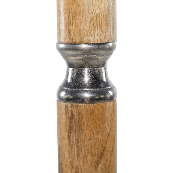 9th & Pike&#174; Silver Mango Wood Traditional Coat Rack