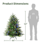 Puleo International 4.5ft. Pre-Lit LED Fraser Fir Christmas Tree - image 6