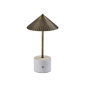 Adesso Mika Cordless LED Table Lamp with Antique Brass Shade - image 1