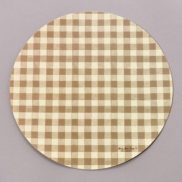 Pumpkin Time Round Reversible Placemat