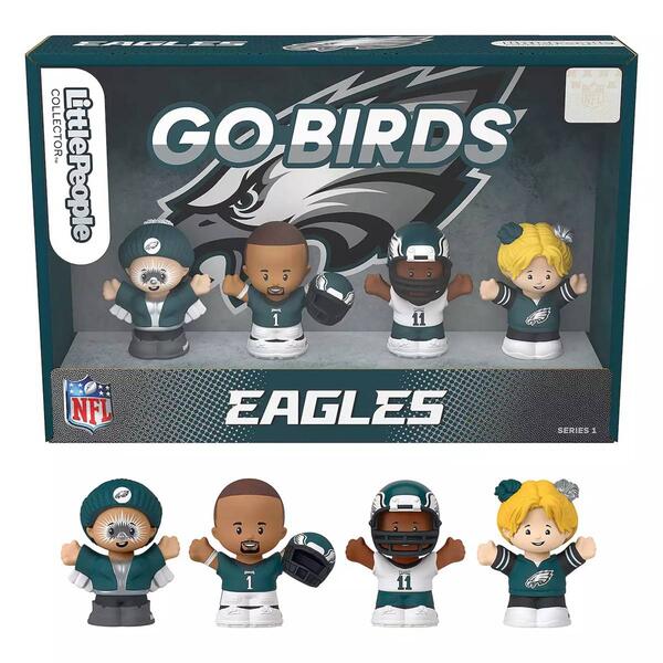 Little People&#40;R&#41; 5pk. NFL Philadelphia Eagles Set - image 