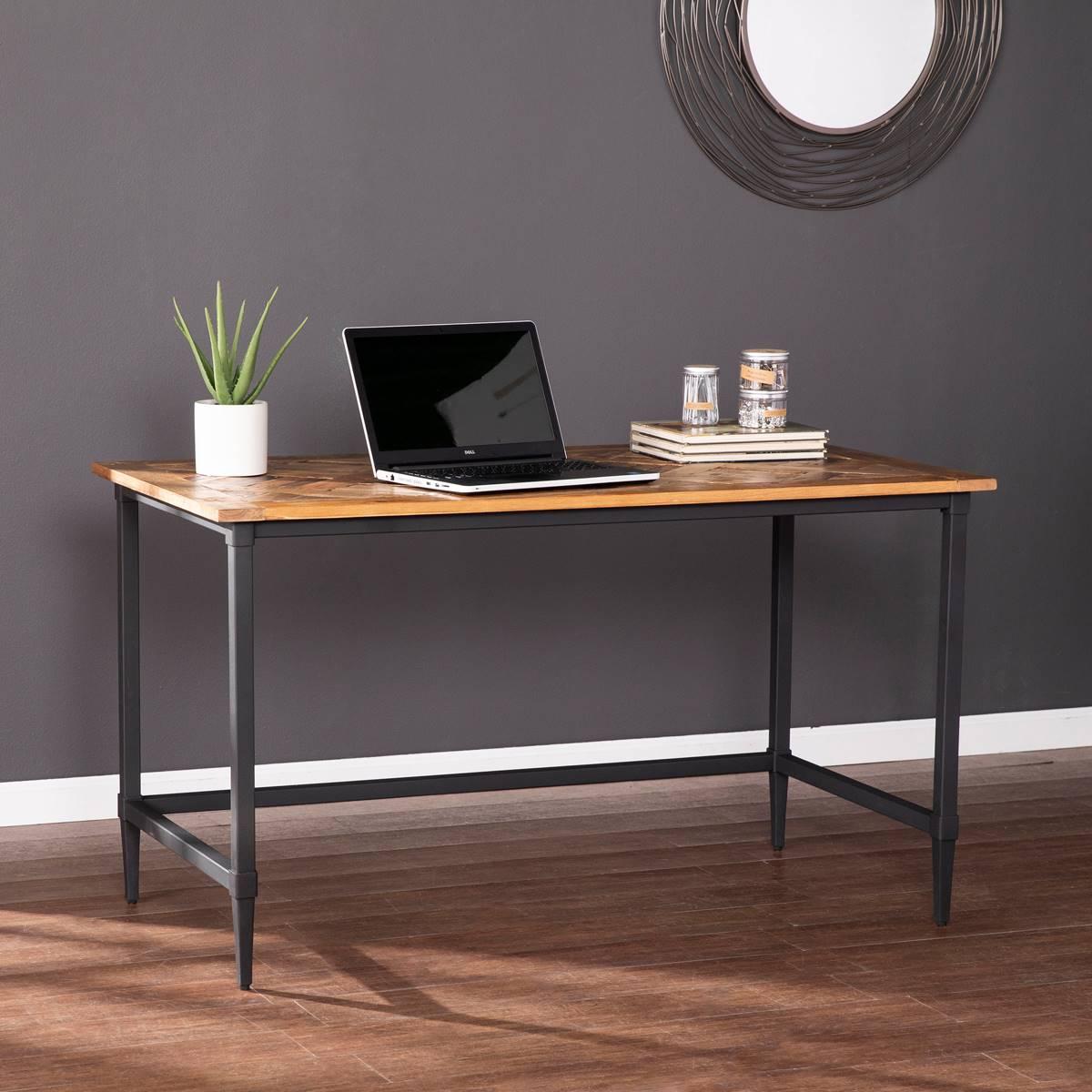 Southern Enterprises Lawrenny Reclaimed Wood Desk