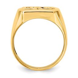 Mens Gentlemen’s Classics™ 14kt. Gold Onyx & Diamond DAD Ring